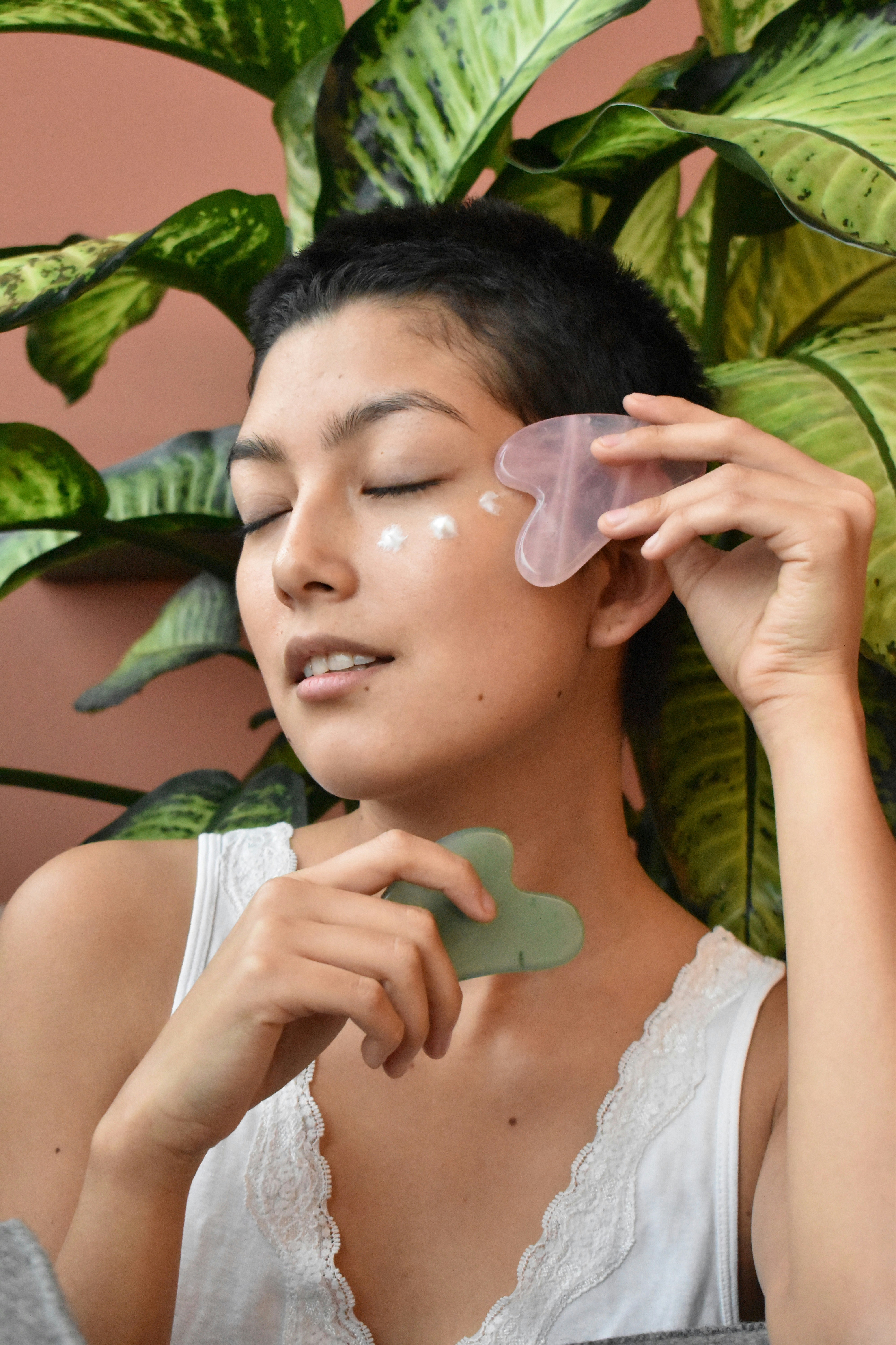 Textura do produto de skincare